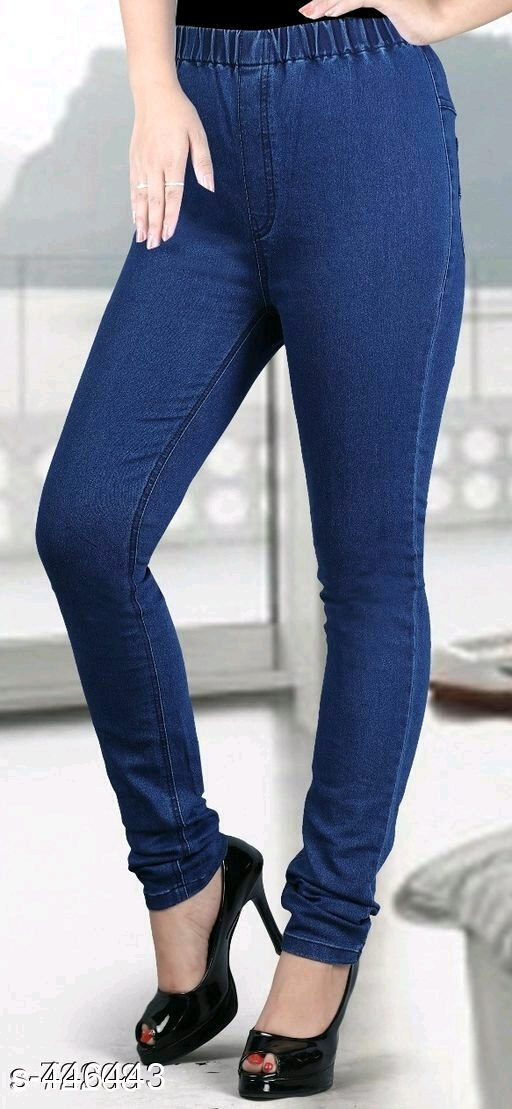 EX M&S Womens Denim Jeggings Ladies Skinny Fit Light Blue Stretch Jeans  Pants | eBay