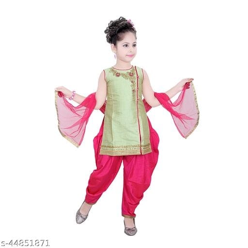 AKRAM GARMENT'S Patiyala Suit for kids