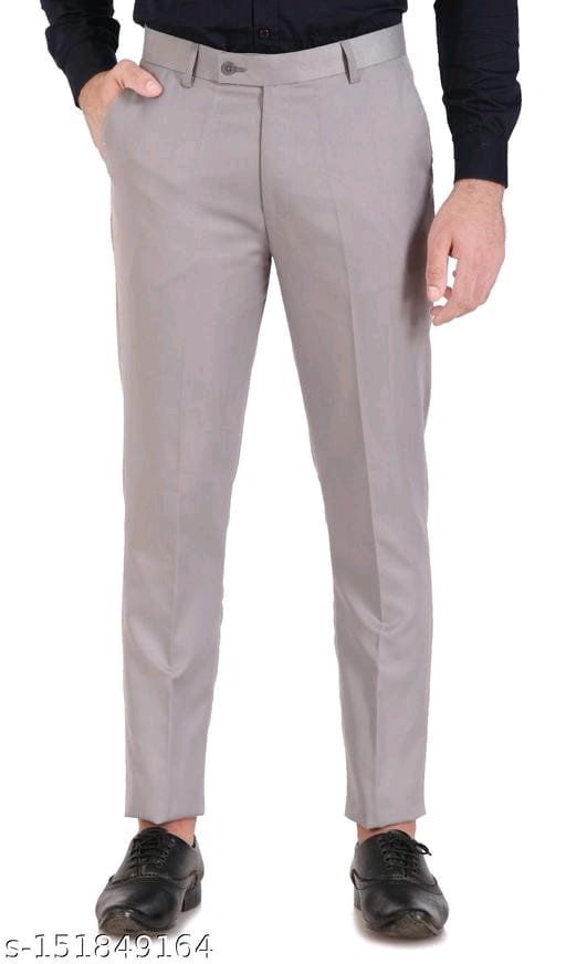 Kurus formal Pants for Men | Men's Slim fit Formal Pant | Non Stretchable  Trouser |